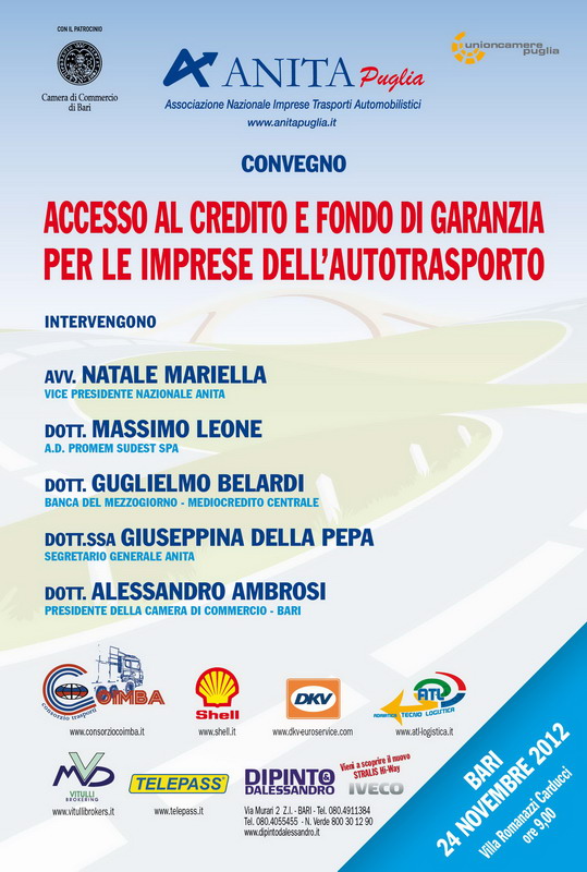 ACCESSO AL CREDITO E FONDO DI GARANZIA PER L'AUTOTRASPORTO